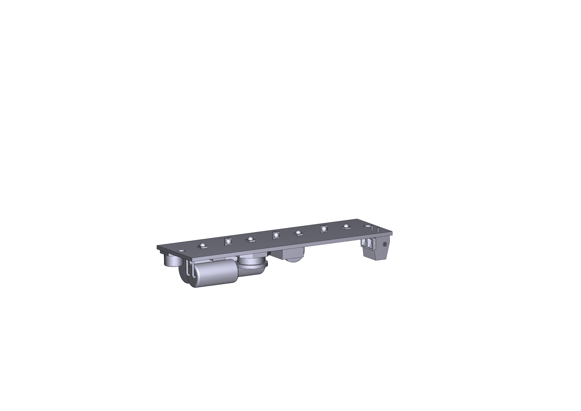 CAME - Scheda dd-1kb blu per lampeggiatore con base, supporto.