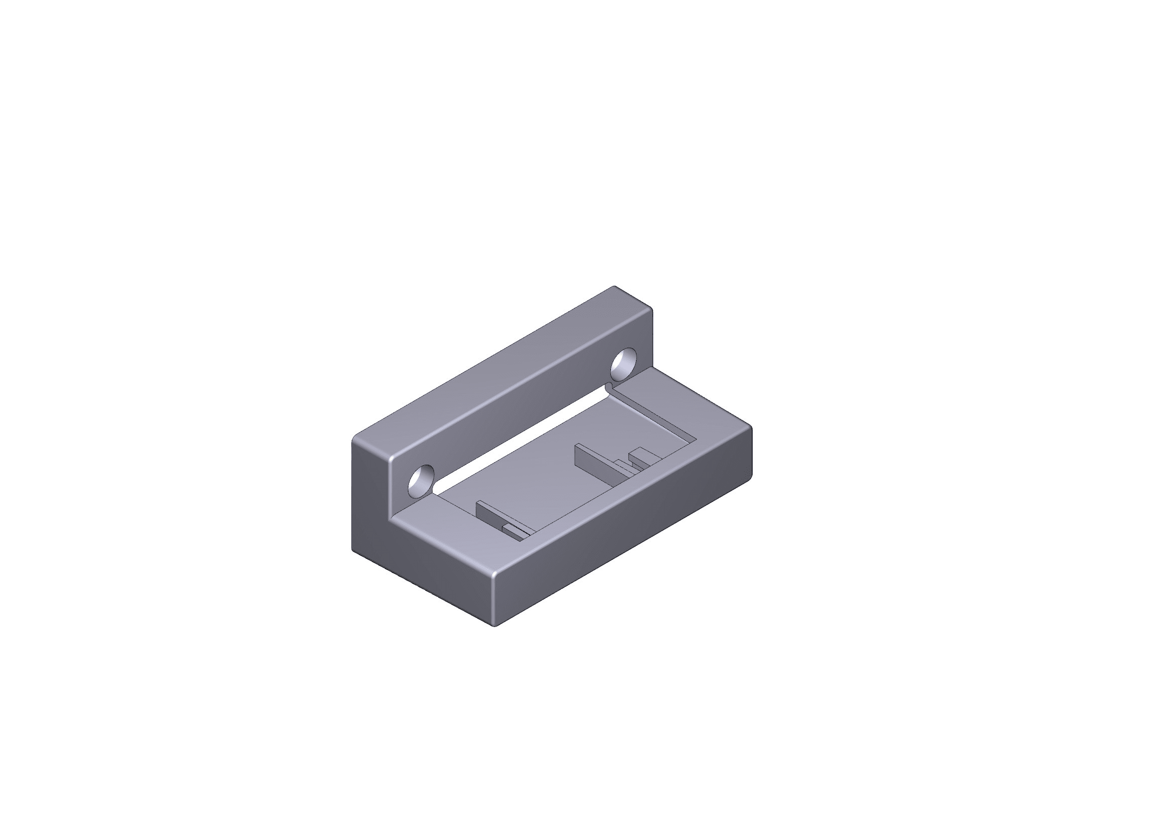 CAME - Supporto a muro per lampeggiatore con base e dado.