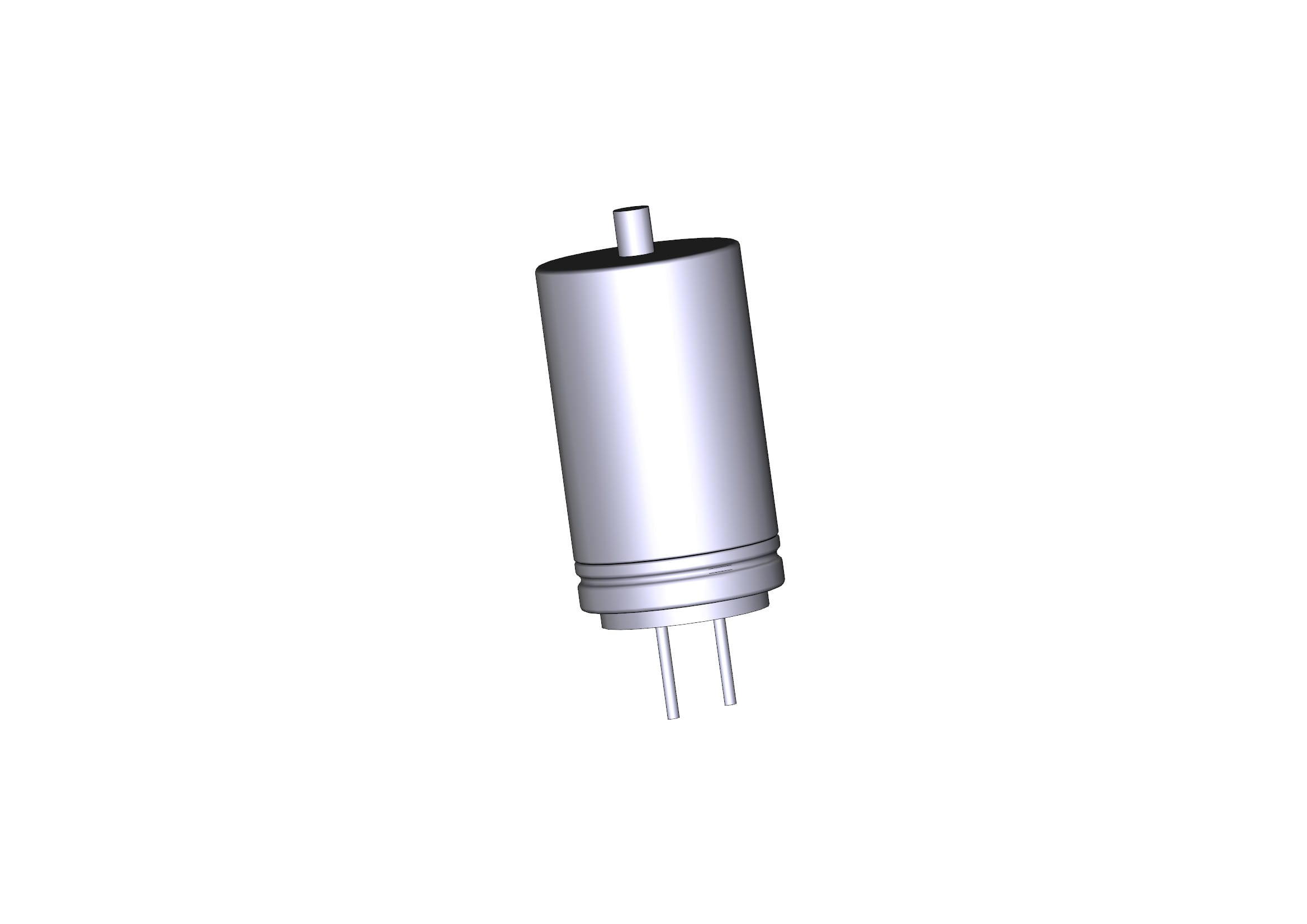 CAME - Condensatore microfarad 18 con cavi e codolo per motoriduttore.