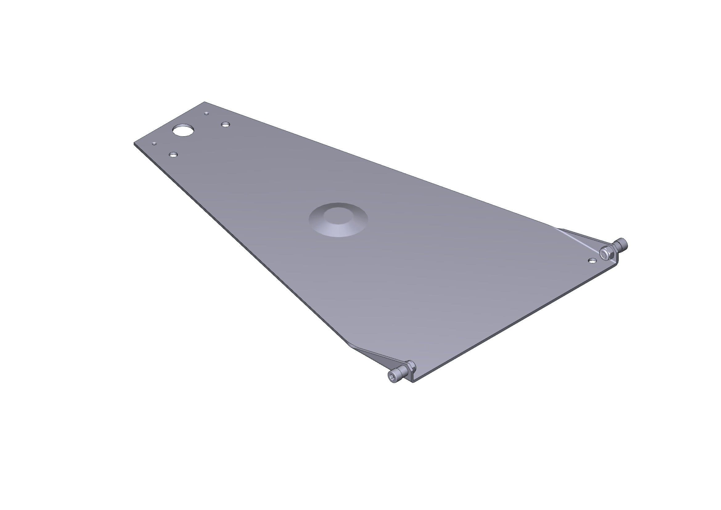 CAME - Base fissaggio unipark per motoriduttore. 119RIU001