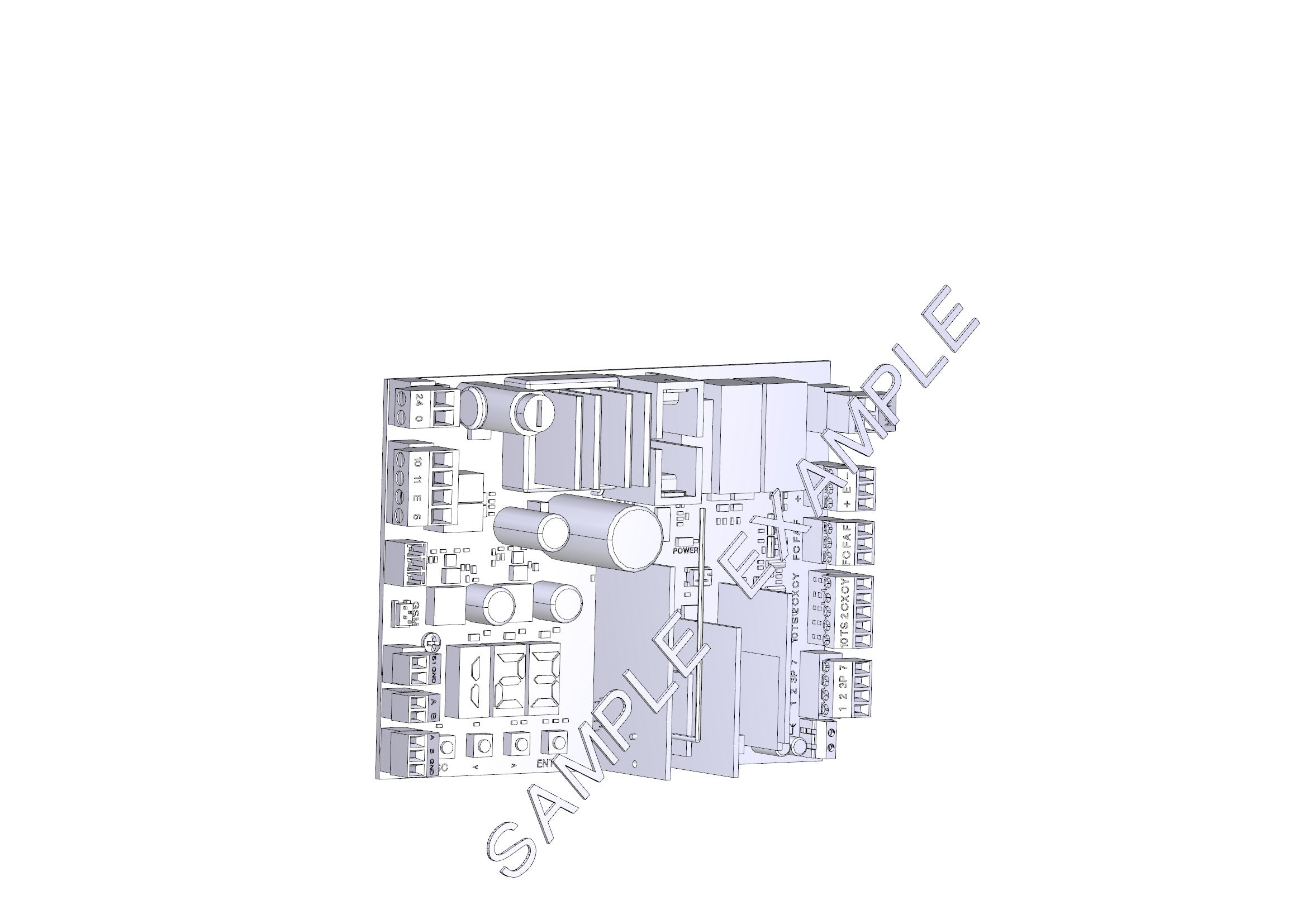 CAME - sCHEDA elettronica scorrevole CON display 230v zbx-10.