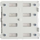 BPT - Modulo elettronico con 8 pulsanti e LED blu per Sistema 200 (MTMA/200). Da completare con frontale pulsanti per IP54. MTM8C/200-MODULO 8 CHIAMATE.