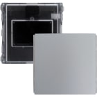 BPT - Modulo con corpo in tecnopolimero e frontale cieco in alluminio anodizzato satinato. Protezione agli urti IK07 e acqua/polveri IP54. MTMMC-MODULO.