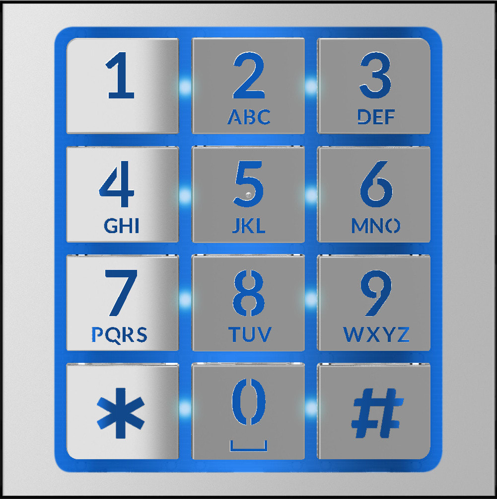 BPT - MTMFNA frontale tastiera accessi.