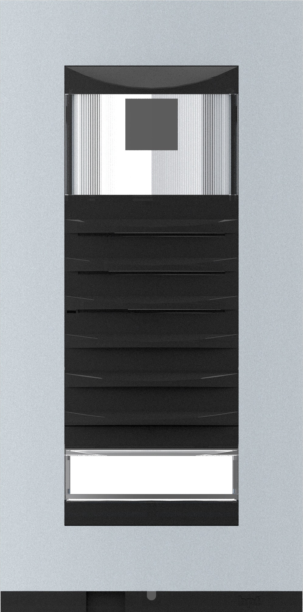 BPT - Utilizzo per esterni serie Targha HPV/1 ST-PLACCA 1 Pulsante. 60090200