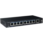 BPT - Switch 8 porte PoE + 1 porta Uplink XNS08P. Alimentatore incluso.