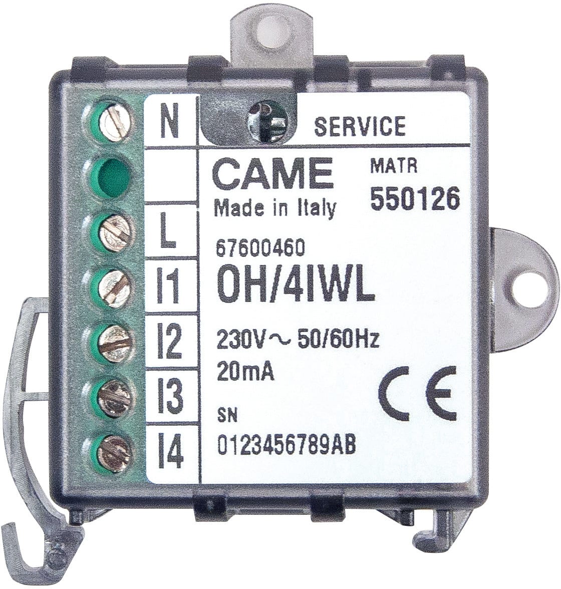 BPT - Modulo 4 ingressi digitali radio OH/4IWL.