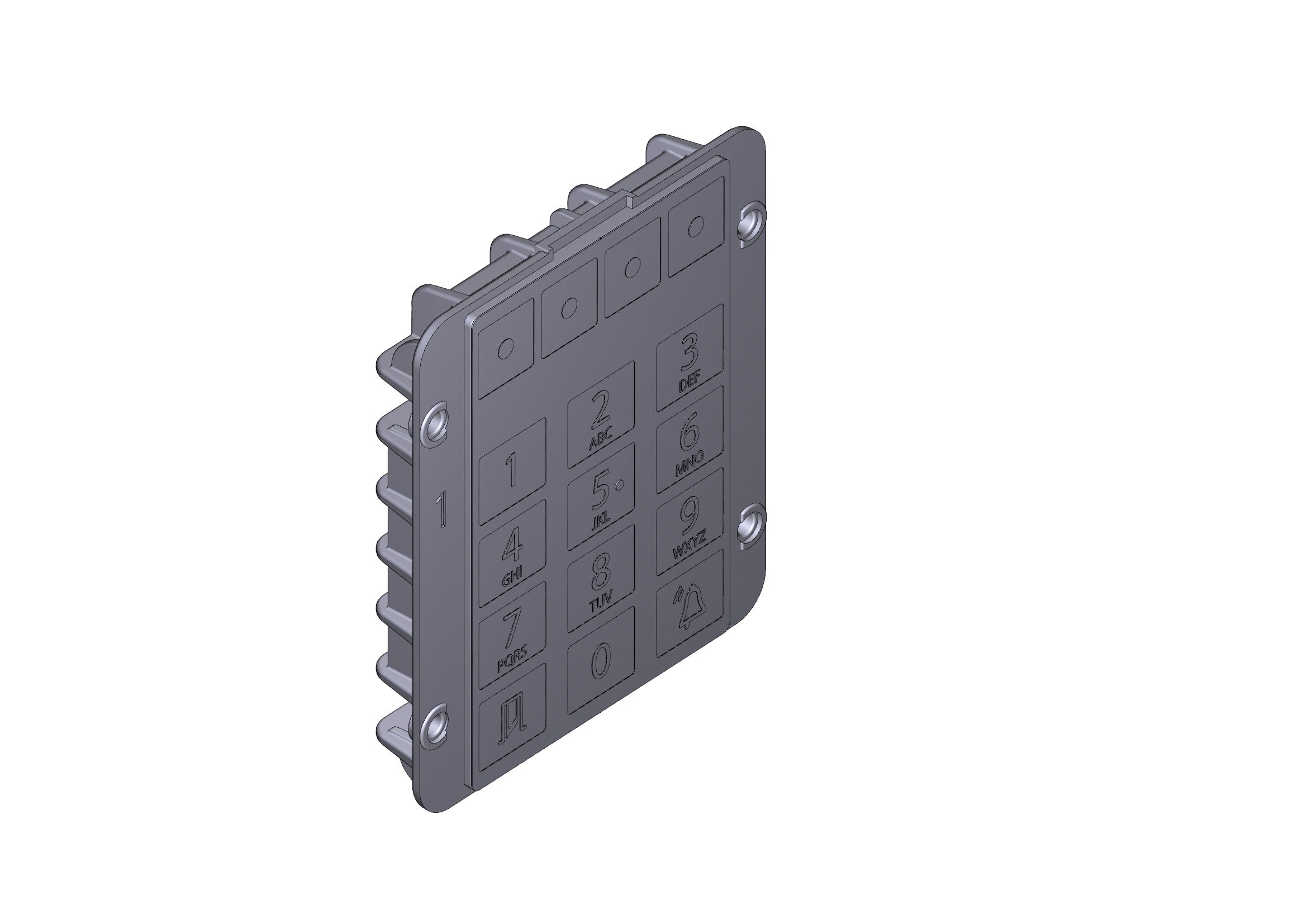 CAME - Tastiera per posto esterno ddvc/08. 68100181