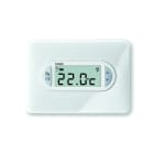 BPT - Termostato digitale a parete, corpo bianco, cover Ice, alimentazione a batterie 3x1,5V tipo ministilo (AAA). TA/450 TERMOSTATO AMBIENTE.