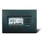 BPT - Cronotermostato digitale settimanale a parete, colore grigio Antracite, alimentazione a batterie 3x1,5V (AAA) TH/400 GR-TERMOPROGRAMMATORE.