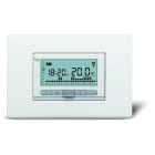 BPT - Cronotermostato digitale settimanale da incasso, cover bianco, alimentazione a batterie 3x1,5V (AAA), TH/350-TERMOPROGRAMMATORE.