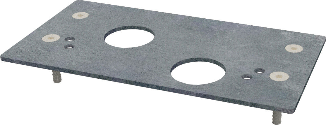 CAME - Piastra adattamento per automazioni serie BK BKV STAFFA GRUPPO. 801XC-0130