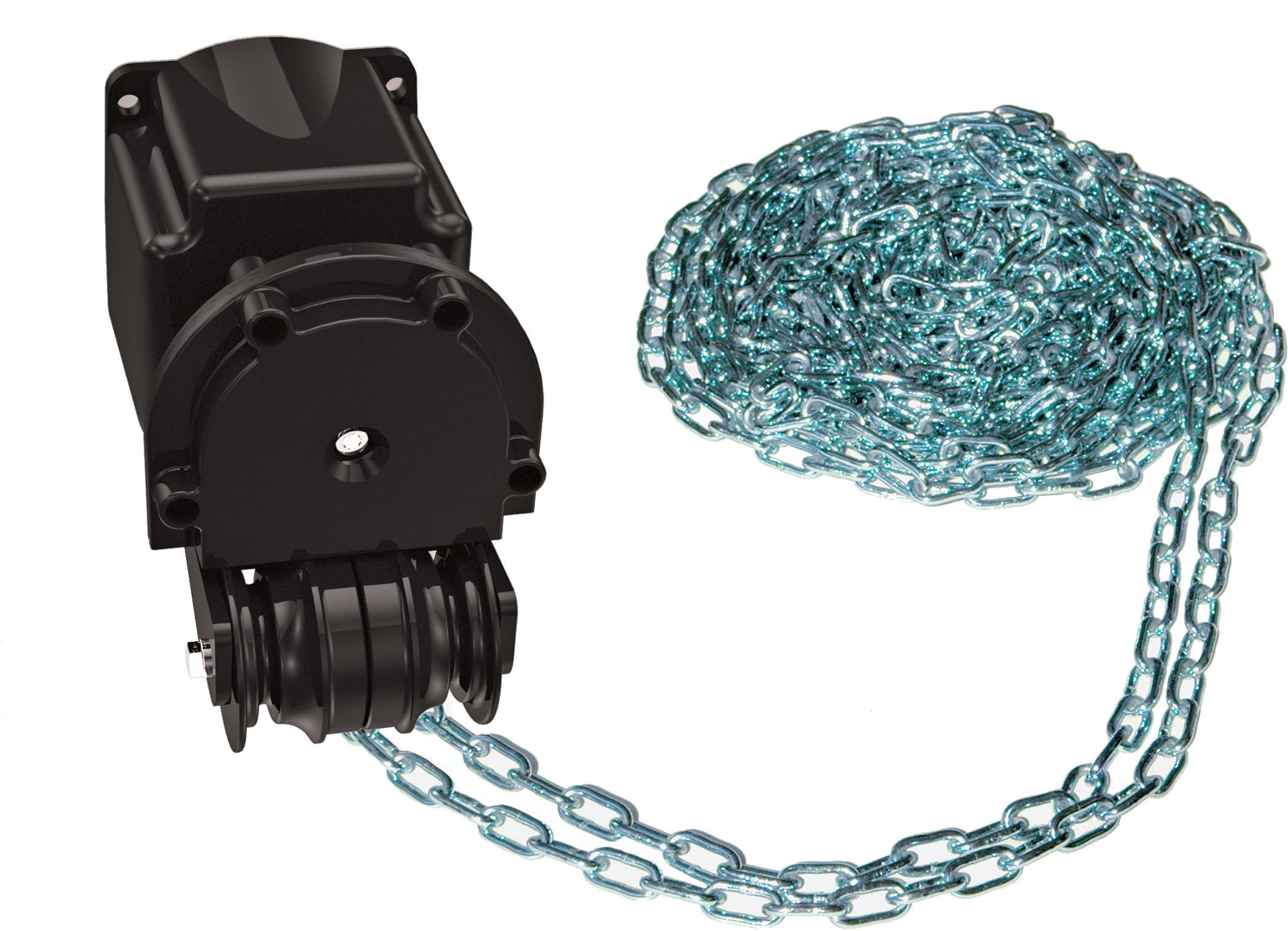 CAME - Verricello per movimentazione manuale con catena DIN 766 Ø 3 mm (catena L = 10 m) per manovra di emergenza C-BX.