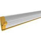 CAME - Asta in alluminio verniciato bianco 90 x 35 mm con profilo di copertura cava e profilo in gomma antiurto, lunghezza 4050 mm.