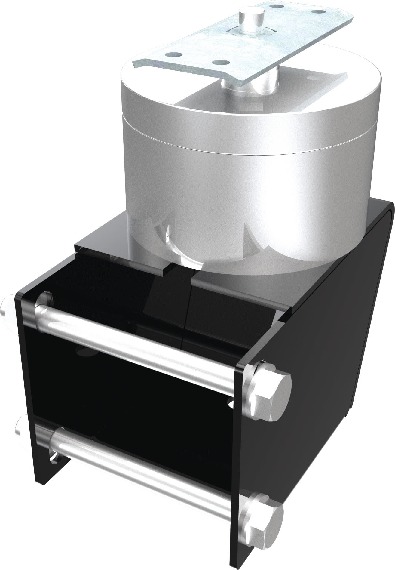 CAME - Blocco magnetico per asta e supporto fisso.