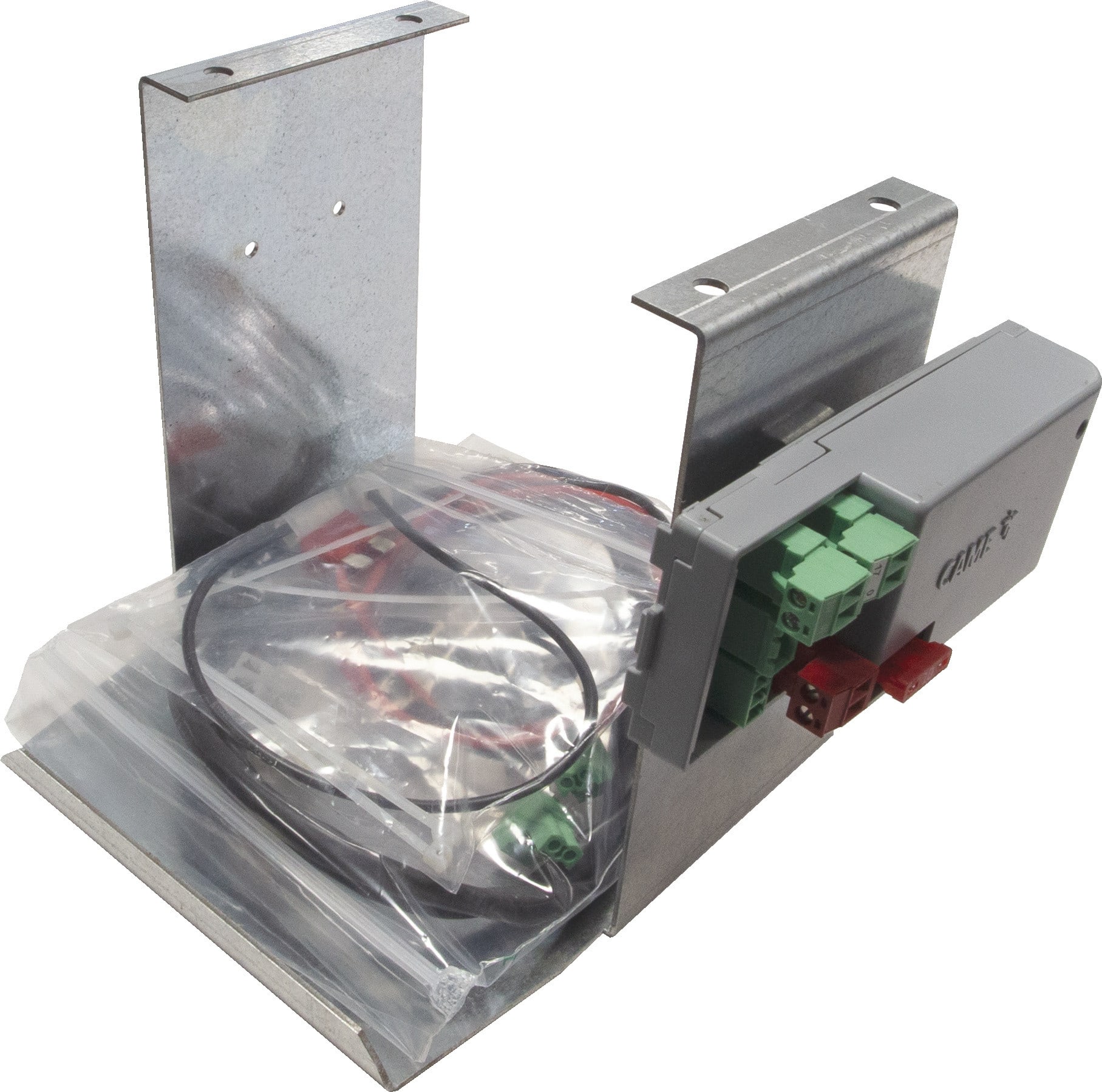 CAME - Kit per funzionamento in caso di blackout e ricarica batterie, con supporto. Gruppo carica batterie GARD GT8.