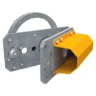 CAME - Attacco sganciabile per asta tubolare 100 mm: dopo l'impatto, l'estremità dell'asta si appoggia a terra. SFONDAMENTO D.100. 803XA-0660