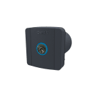 CAME - Selettore chiave incasso retroilluminato blu, cilindro serratura, colore grigio RAL7024, CHIAVE CILINDRO INCASSO FIL.