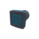 CAME - Selettore tastiera BUS CXN da incasso, 12 tasti, retroilluminazione blu, colore grigio RAL7024 SELT2BDG.