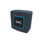 CAME - Selettore transponder BUS CXN da esterno per tessere, portachiavi e TAG con retroilluminazione blu. Colore grigio, RAL7024. RFID. 806SL-0300
