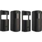 CAME - Fotocellule in alluminio a raggio infrarosso sincronizzato orientabili da esterno a 12-24 V AC-DC, portata 20 m, antivandaliche. 806TF-0040