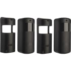 CAME - Fotocellule in alluminio a raggio infrarosso sincronizzato orientabili da esterno a 12-24 V AC-DC, portata 20 m, antivandaliche.