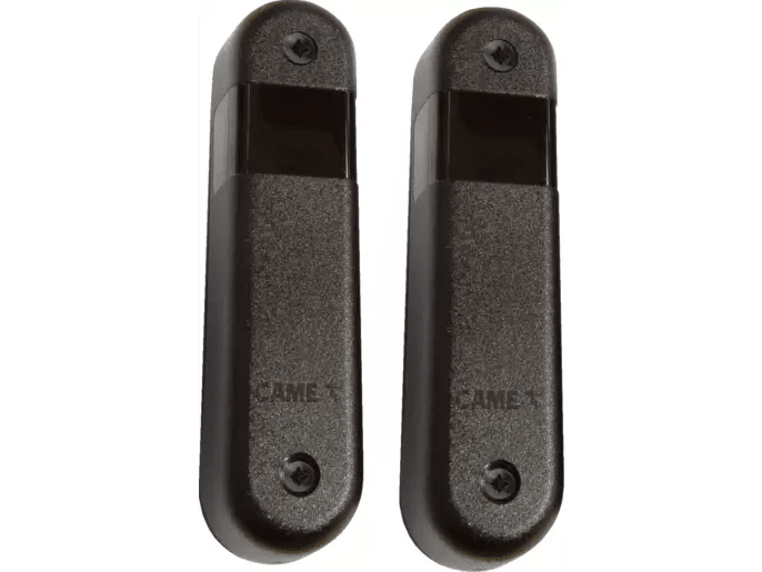 CAME - Mini fotocellule a raggio infrarosso orientabili da esterno a 12-24 V AC-DC, portata 20 m. DXR20CTP Slim.