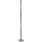 BPT - Palo con base per fissaggio barriere da esterno. BQ810AS, BQ815AS, BE820AS, BE825AS, altezza 2 m. BIPL2 PALO FISSAGGIO BARRIERE EST.2M.