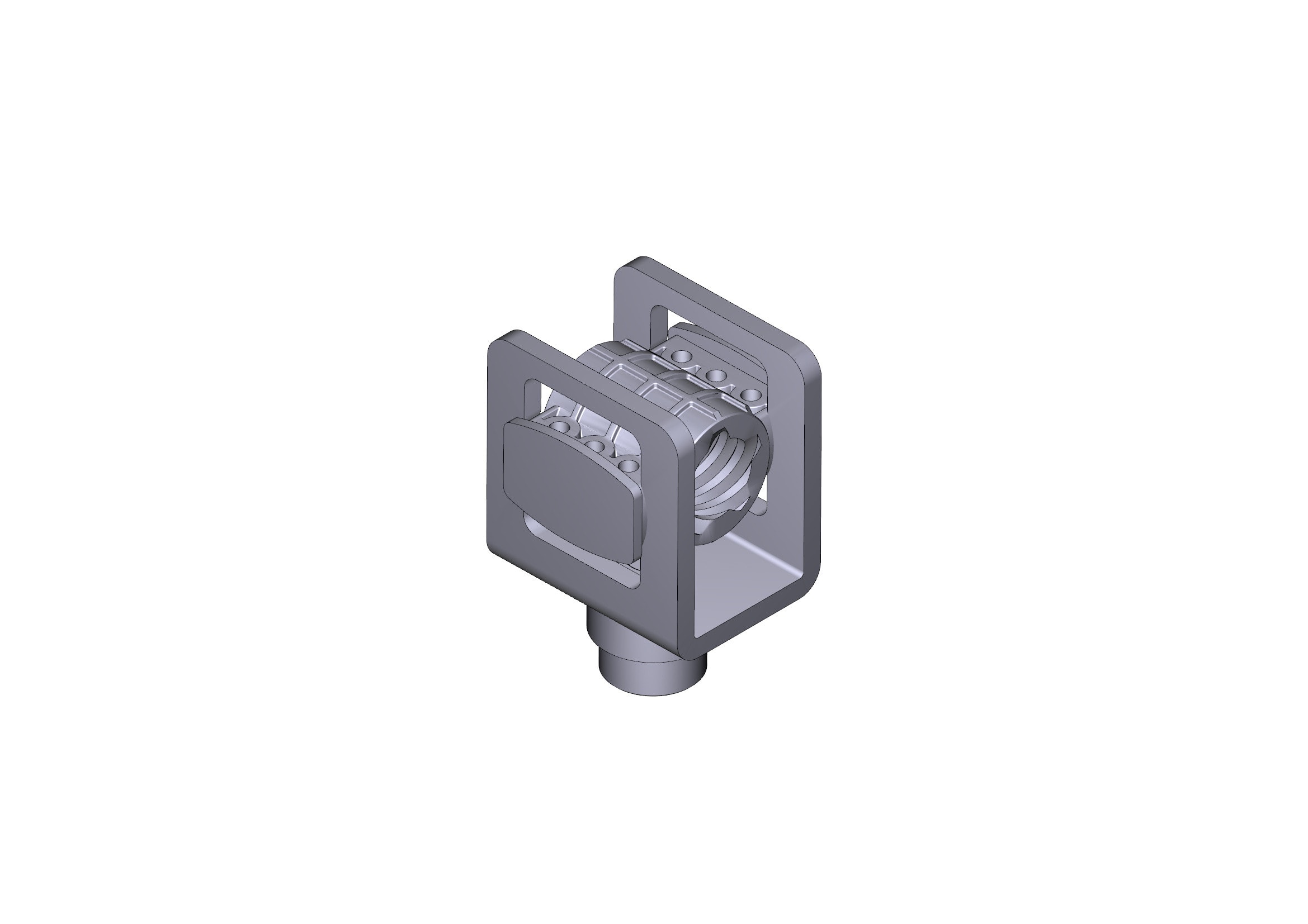 CAME - Staffa madrevite axi25-swn25 per motoriduttore 24 V.