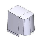CAME - Coperchio motoriduttore OPB001 RAL 7024. 88001-0074