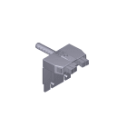 CAME - Gruppo finecorsa motoriduttore dark grey RAL 7024.