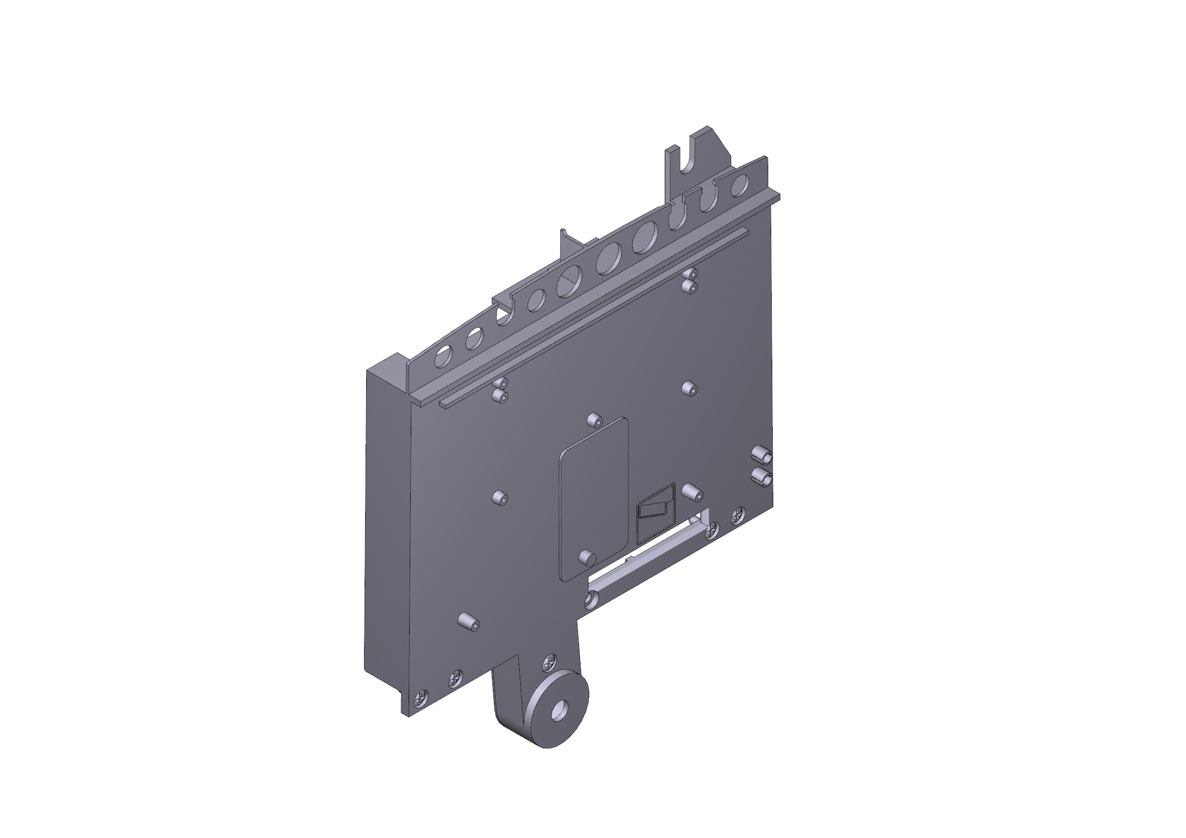 CAME - supporto scheda motoriduttore bx restyling