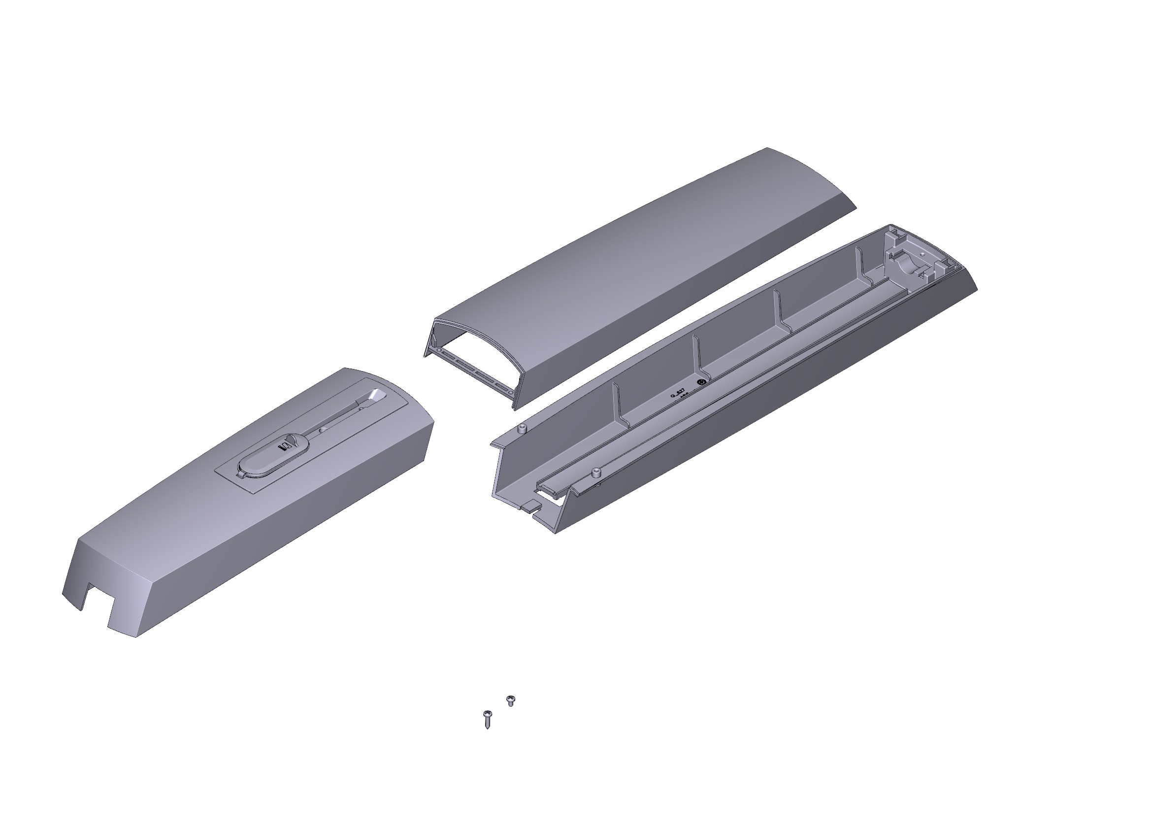 CAME - gruppo plastiche esterne motoriduttore ral8019 opp 88001-0149