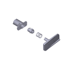 CAME - Gruppo leva sblocco motoriduttore bxv