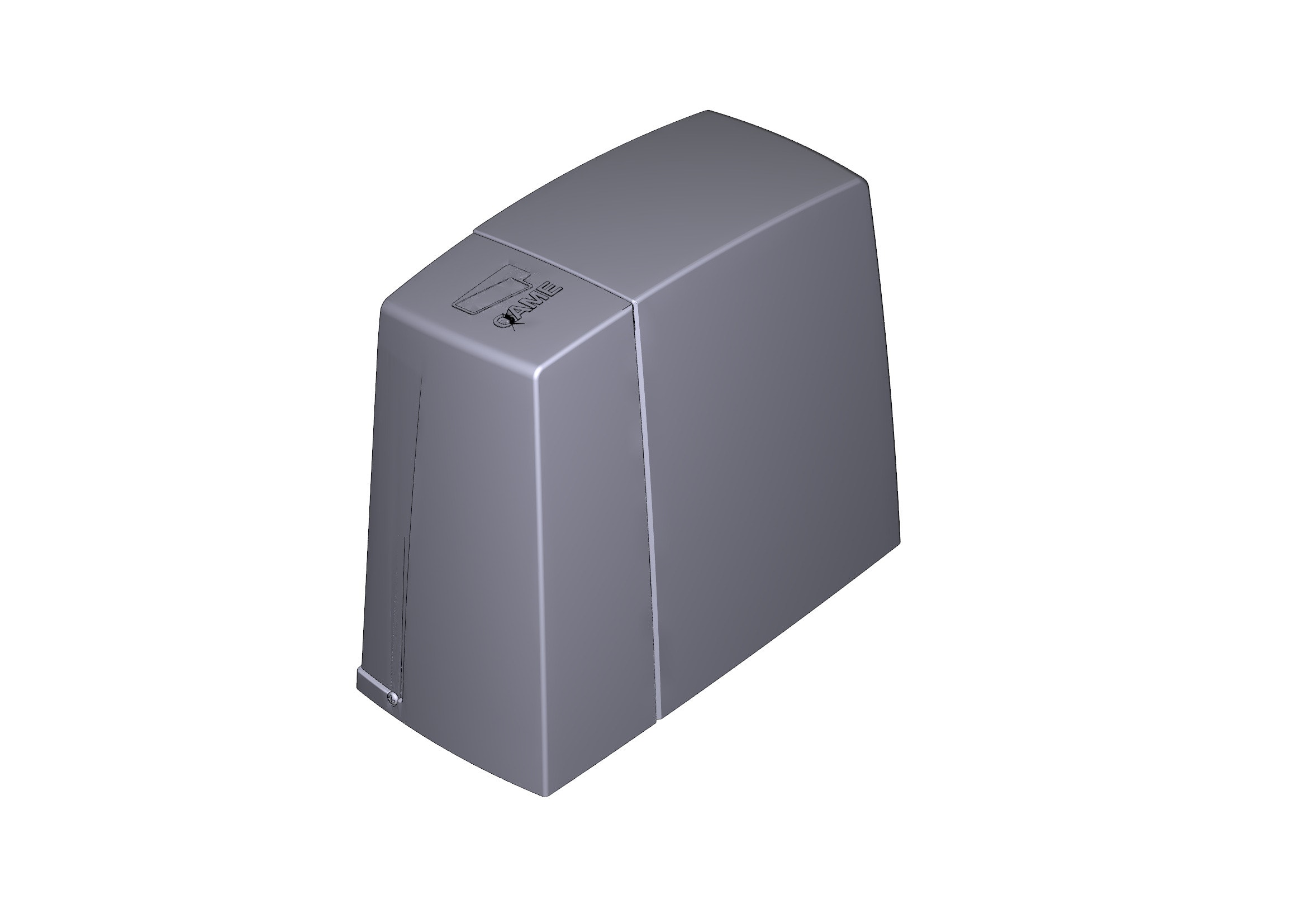CAME - Coperchio motoriduttore light grey bxv ral 7040.