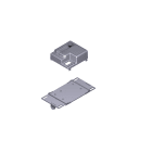 CAME - Base coperchio scheda motoriduttore sdn/bxv 88001-0169