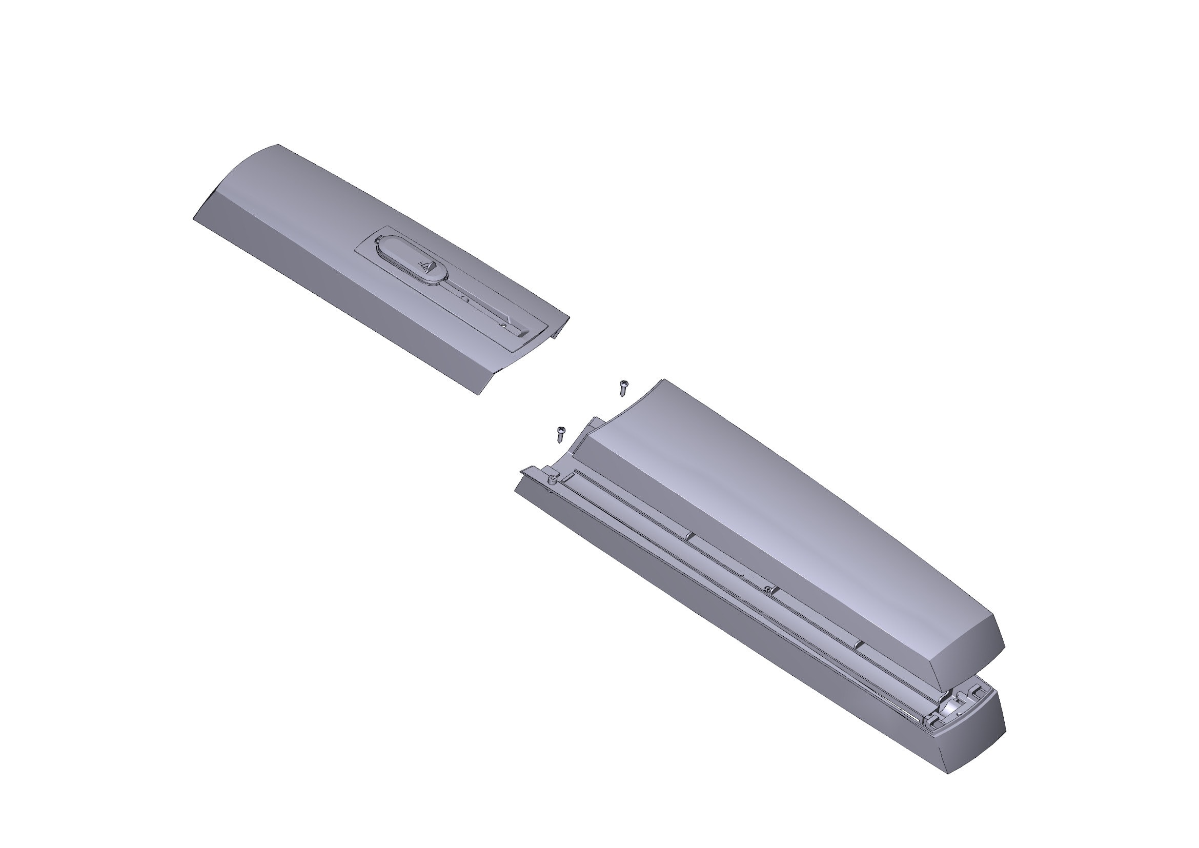 CAME - Gruppo di plastiche esterne RAL7024 AXL per un look moderno e resistente.