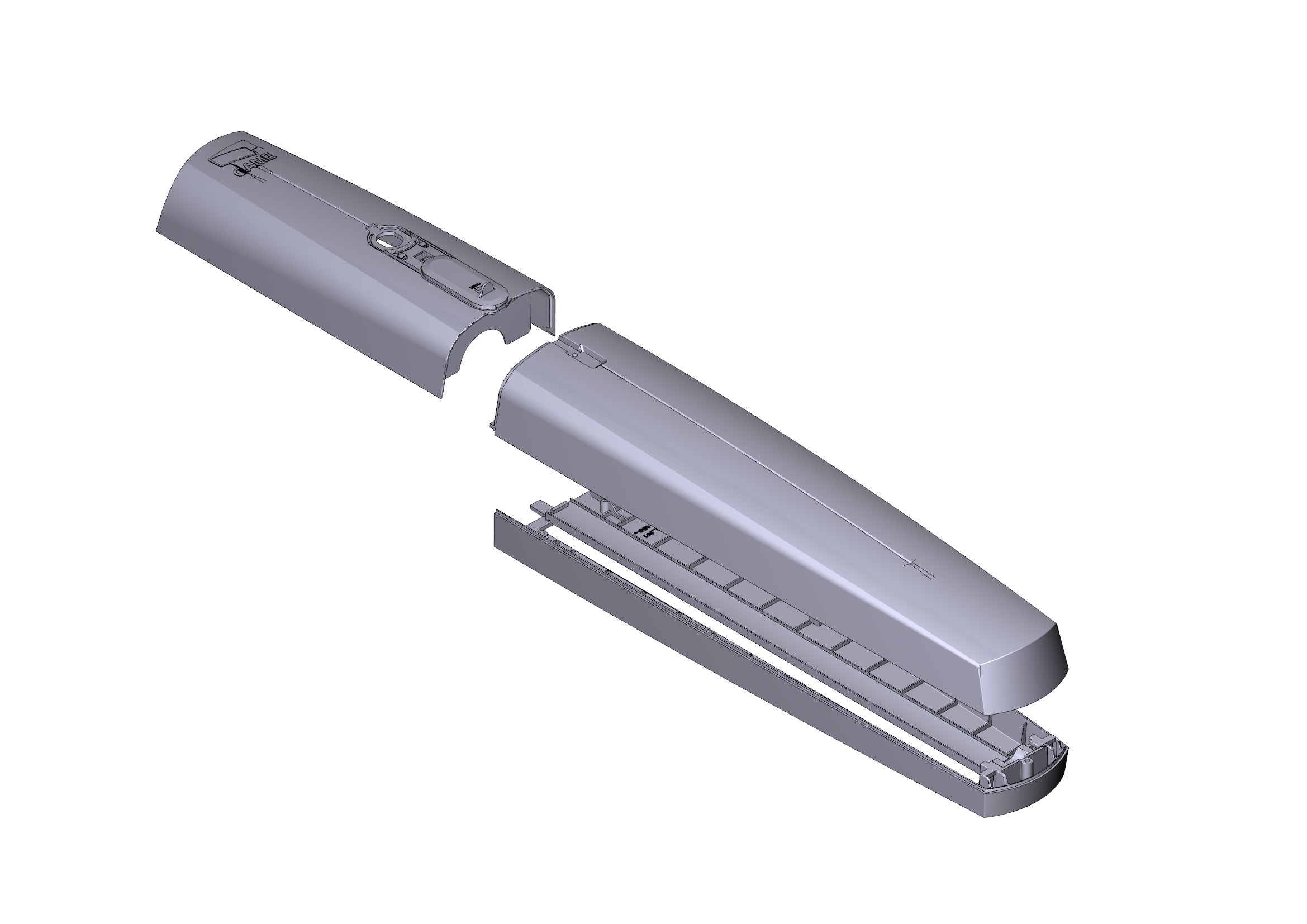 CAME - Gruppo plastiche esterne motoriduttore axi20-25 RAL7024.