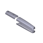 CAME - Gruppo plastiche esterne motoriduttore axi20-25 RAL7024.