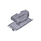 CAME - Base coperchio scheda ZBC1 per automazione con motore.