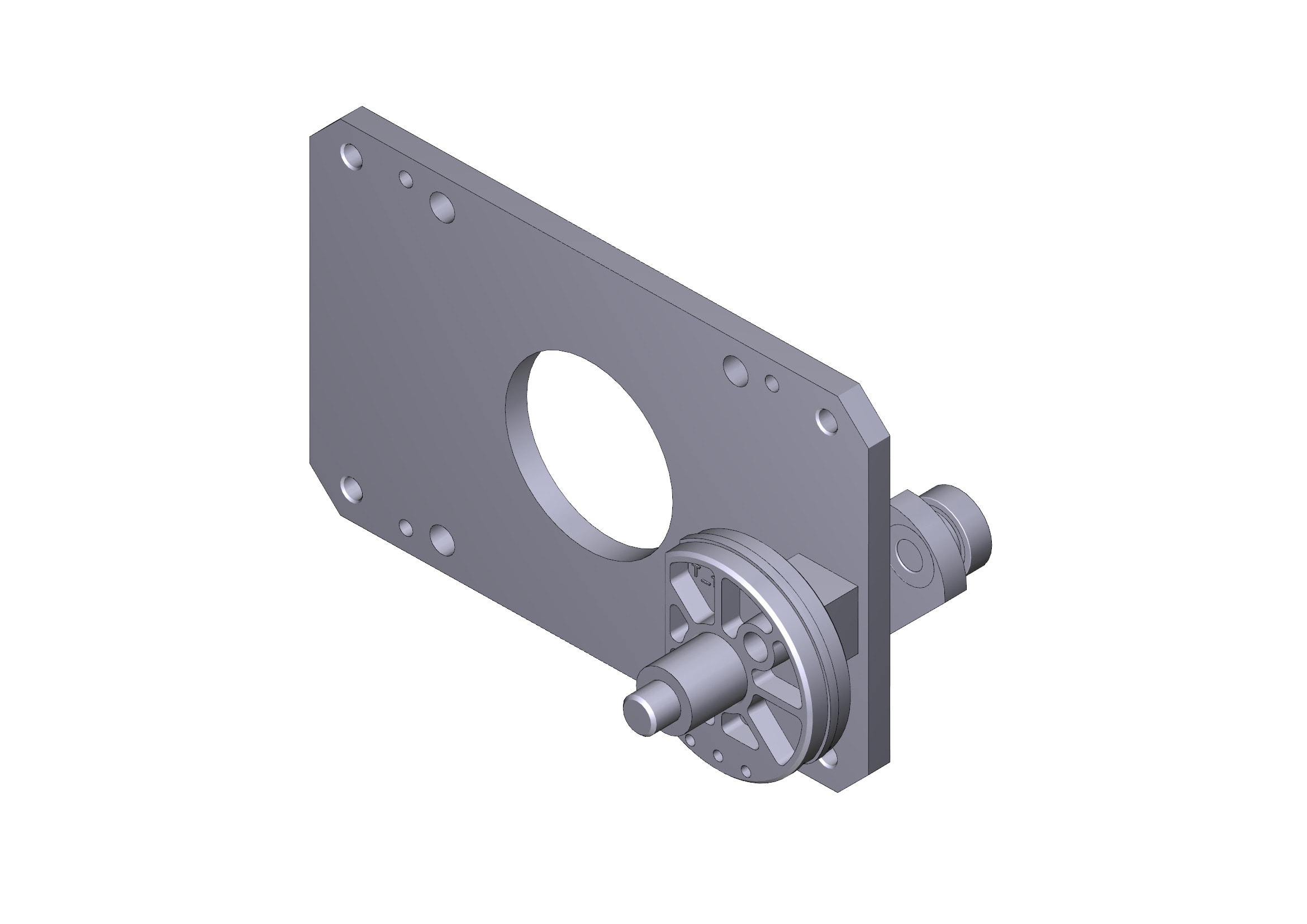 CAME - Attacco asta G3755DX - Soluzione affidabile per fissare saldamente l'asta G3755DX.