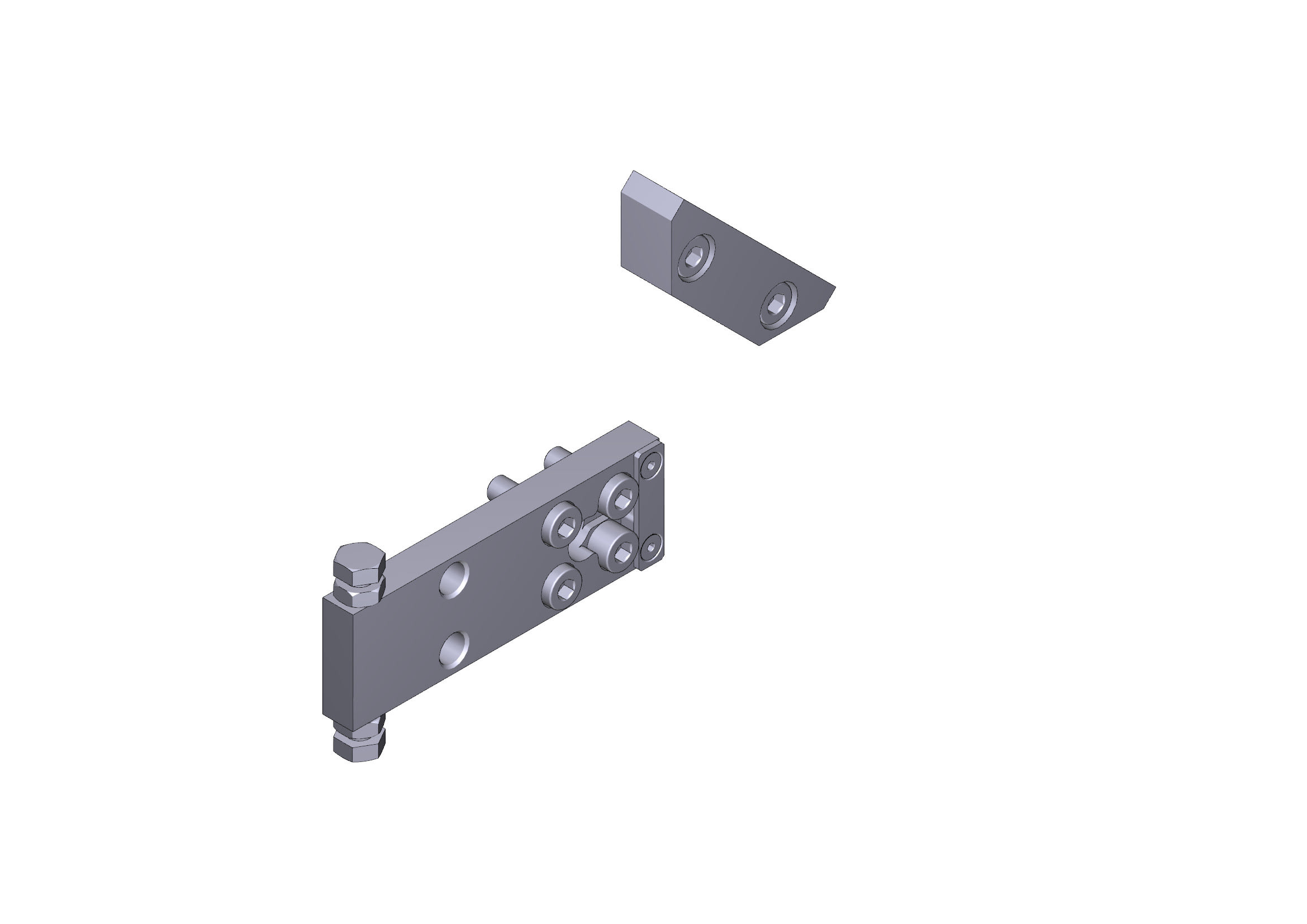 CAME - Braccio fermo GPT40AGS per barriera. 88003-0033