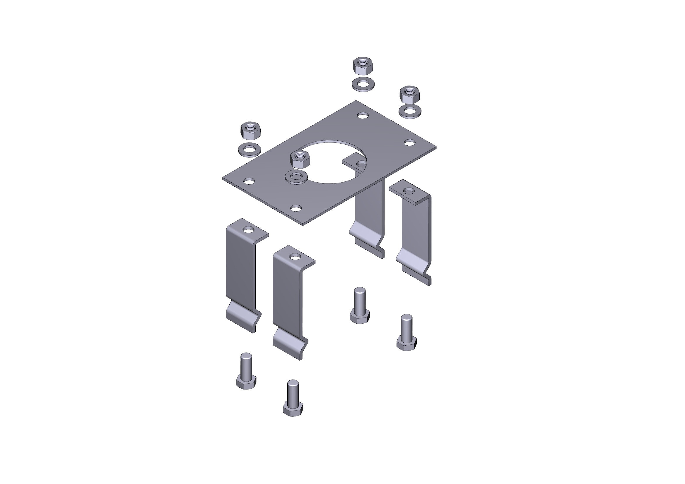 CAME - Zanche-staffe GPT40AGS: ideali per lavori di sollevamento e supporto. Facili da installare e adatte a diverse applicazioni industriali.