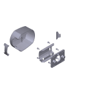 CAME - Aggancio asta per barriera GPX40.