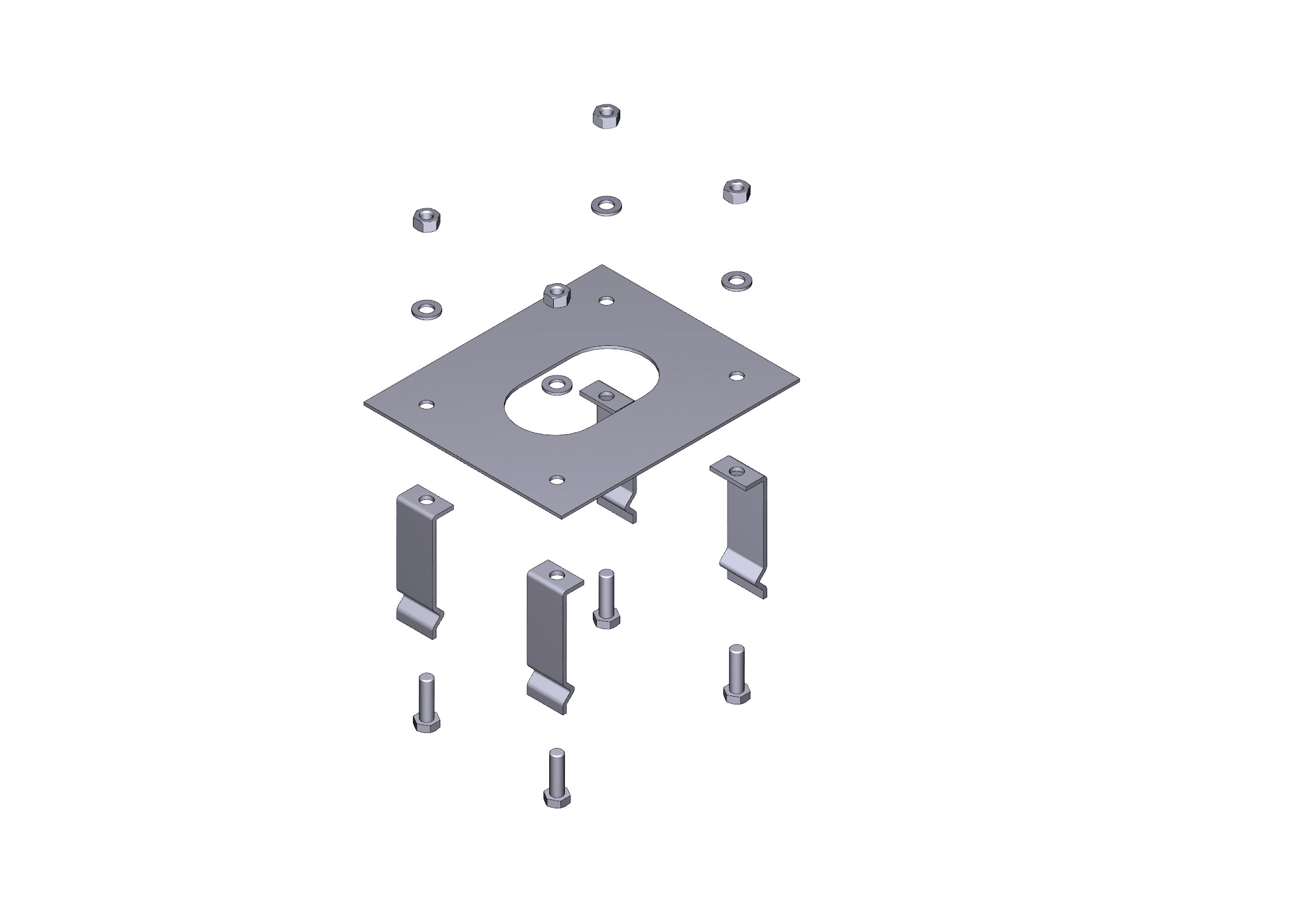 CAME - base ancoraggio barriera gpx40 per.
