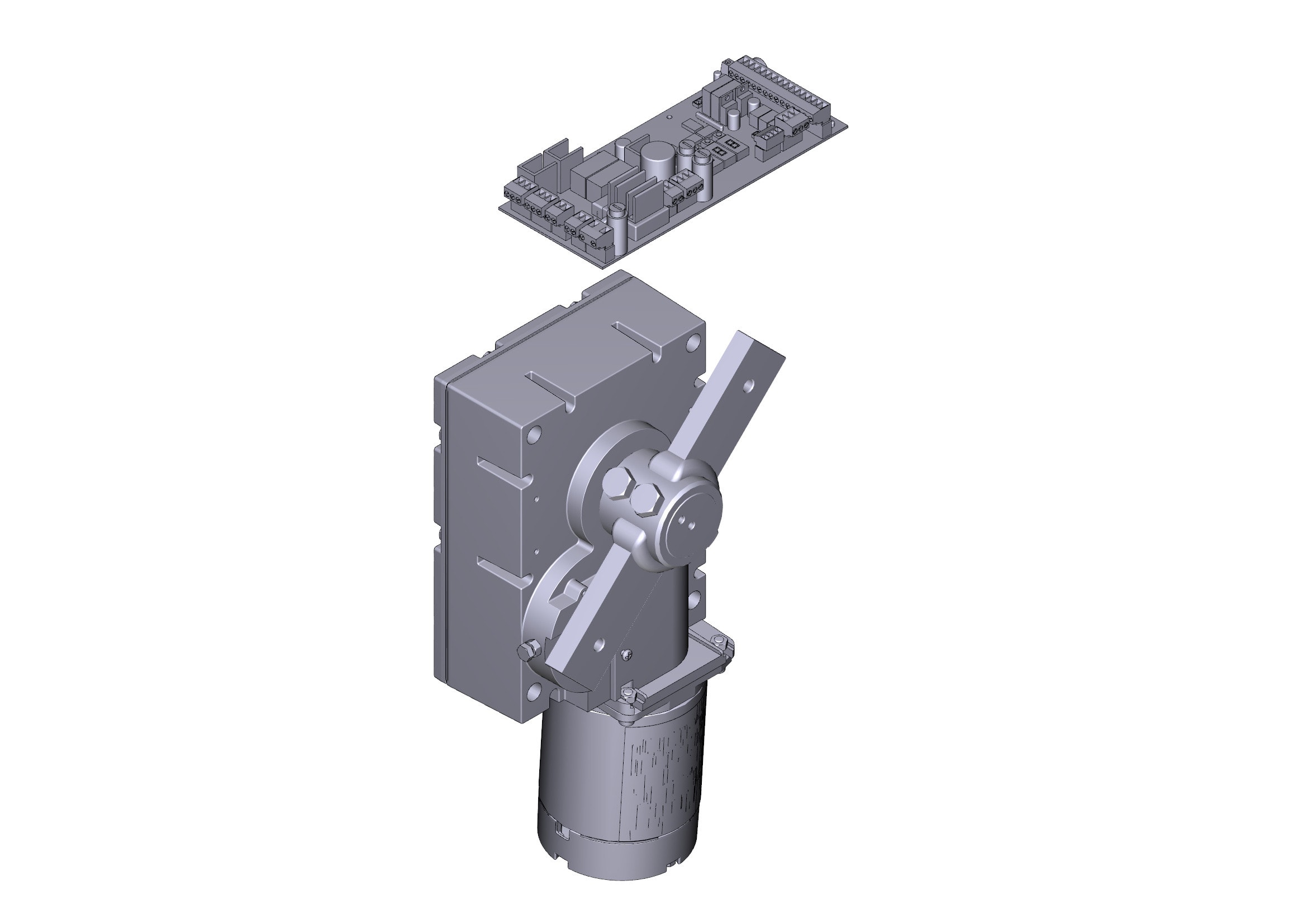 CAME - Kit riduttore Z32 G4040EZT e scheda integrata per un'installazione semplice e veloce.