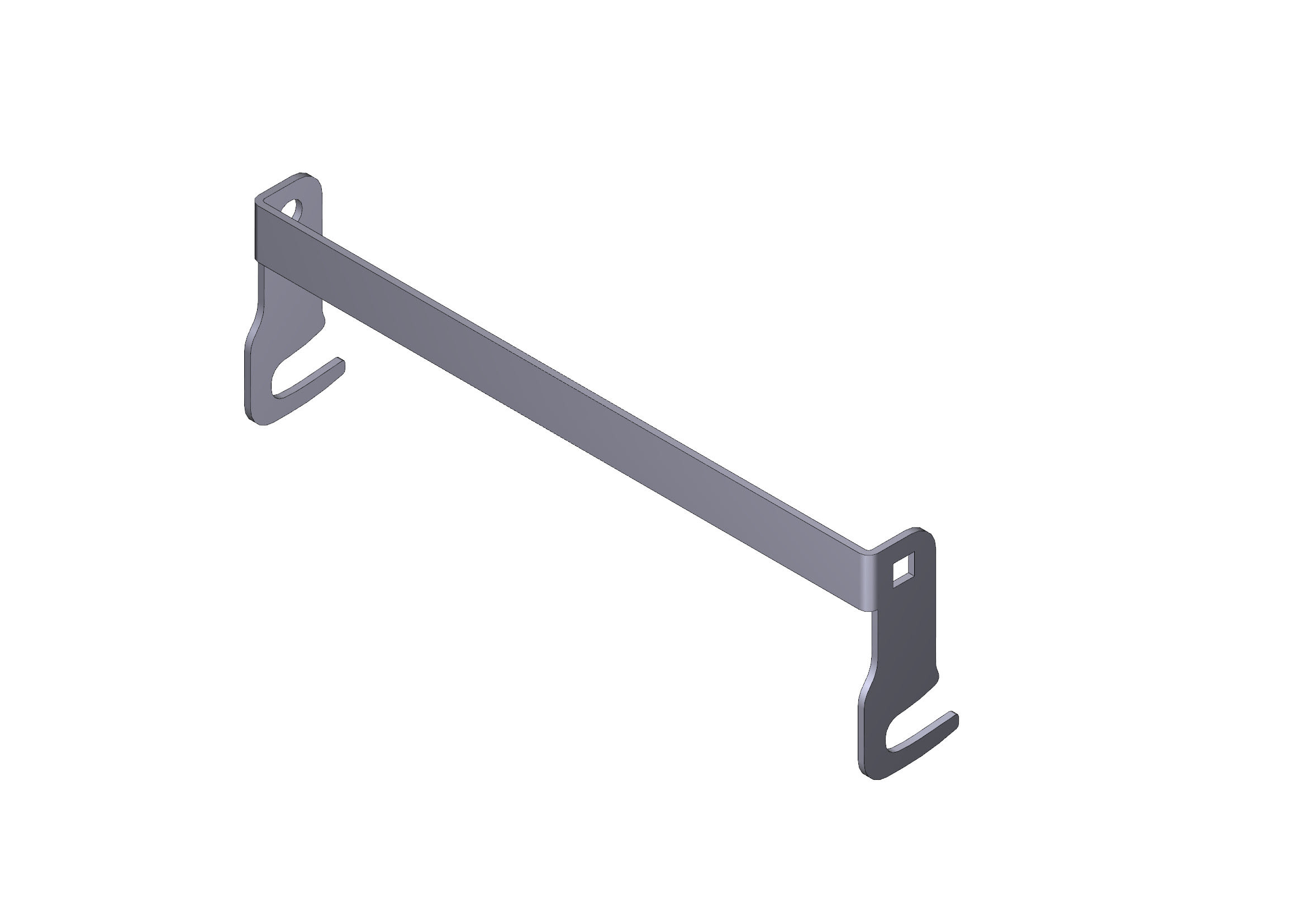 CAME - staffa chiusura coperchio gt4-gx4 per barriera. 88003-0076