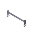 CAME - staffa chiusura coperchio gt4-gx4 per barriera. 88003-0076