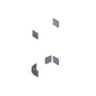 CAME - Copriforo armadio g4000 g5000 g6000 5pz per barriera.