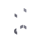 CAME - Copriforo per armadi G4000, G5000 e G6000 in confezione da 5 pezzi. 88003-0112